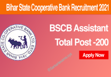 Bihar State Co-operative Bank Assistant Online Form 2021 JPSC Assistant Director Senior Scientific Officer Online Form 2021