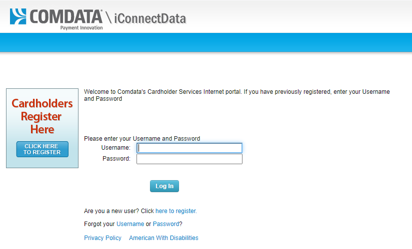 Comdata Cardholder Login